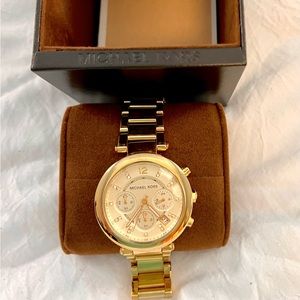 Michael Kors womens gold watch